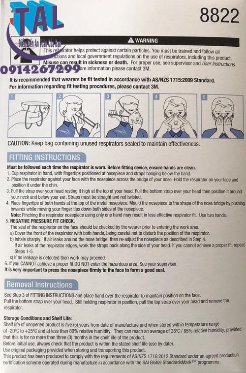 Khẩu trang bảo hộ 3M chính hãng